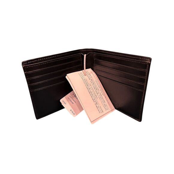 NEW Charcoal/Black Men's COACH F75006 Coin Case/Wallet Authentic - Picture 4 of 6